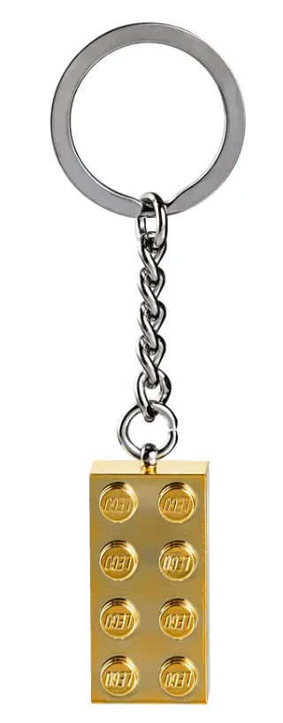 LEGO® 2x4 Gold Stud Key Chain – 850808 - Image 2