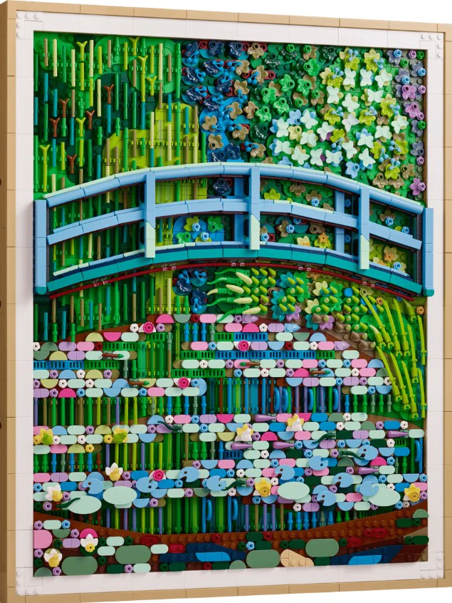 LEGO® Art Claude Monet – Bridge over a Pond of Water Lilies - 31220