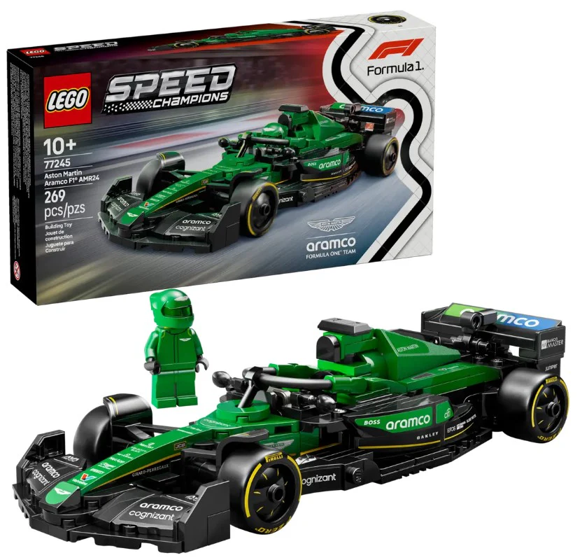 LEGO® Speed Champions Aston Martin Aramco F1® AMR24 Race Car – 77245 - Image 2