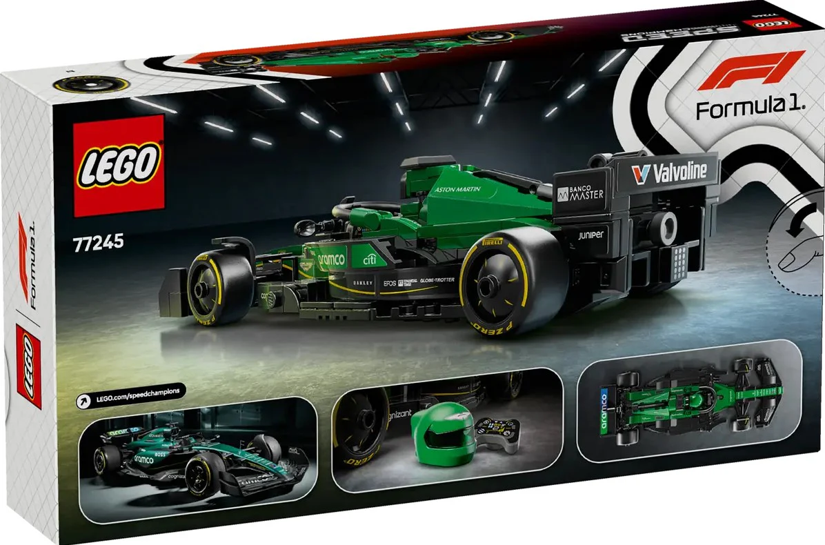 LEGO® Speed Champions Aston Martin Aramco F1® AMR24 Race Car – 77245 - Image 3