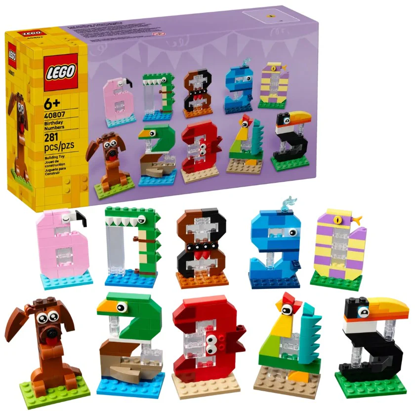LEGO® Birthday Numbers – 40807 - Image 2