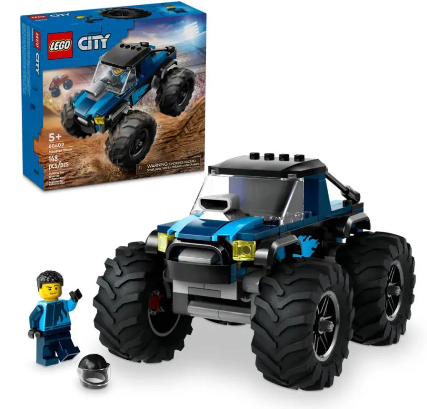 LEGO® City Blue Monster Truck – 60402 - Image 2