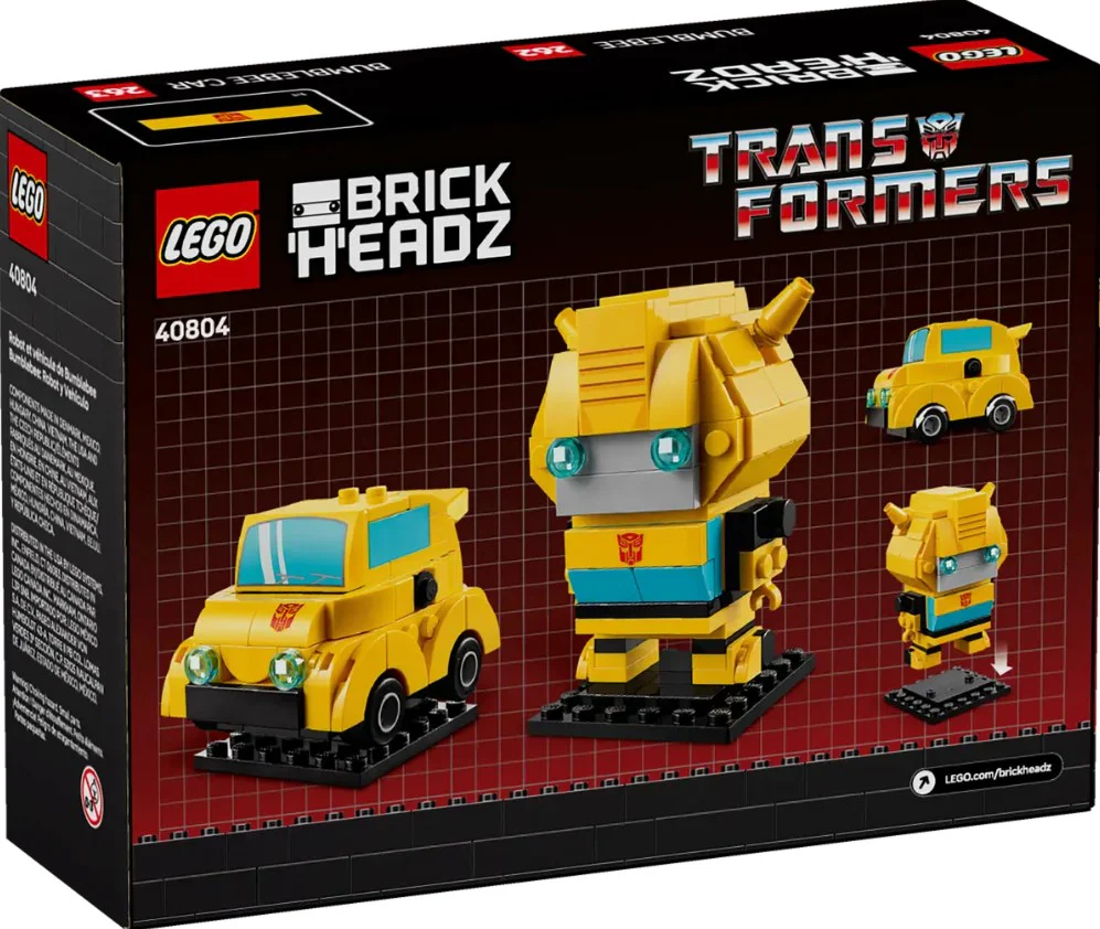 LEGO® Brickheadz™ Bumblebee Robot & Vehicle – 40804 - Image 3