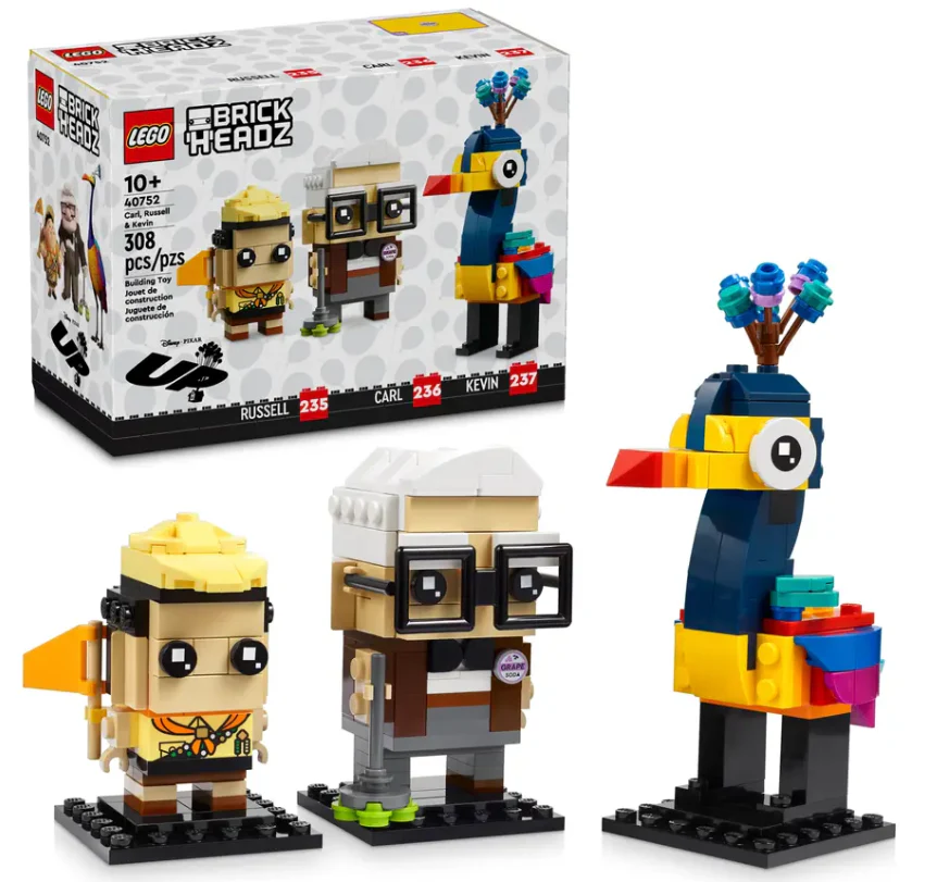 LEGO® Brickheadz™ Disney™ and Pixar Carl, Russell & Kevin – 40752 - Image 2