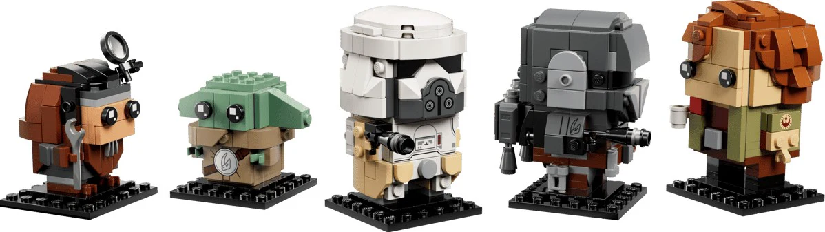 LEGO® Brickheadz™ Star Wars™ The Mandalorian and Grogu: Allies & Villains - 40856