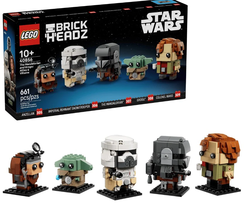 LEGO® Brickheadz™ Star Wars™ The Mandalorian and Grogu: Allies & Villains - 40856 - Image 2