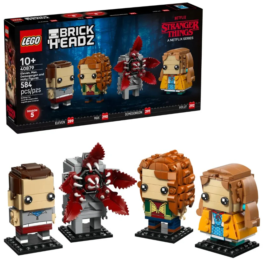 LEGO® Brickheadz™ Stranger Things: Eleven, Max, Demogorgon and Holly Figures - 40879 - Image 2