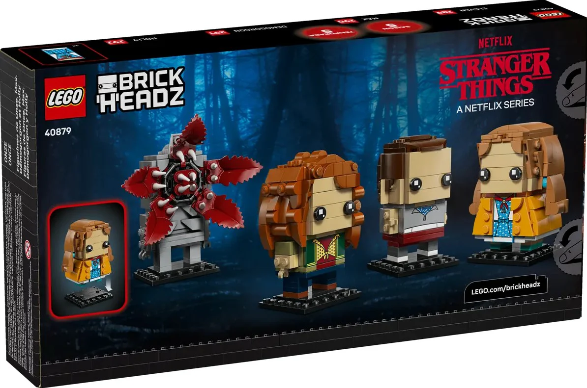 LEGO® Brickheadz™ Stranger Things: Eleven, Max, Demogorgon and Holly Figures - 40879 - Image 3