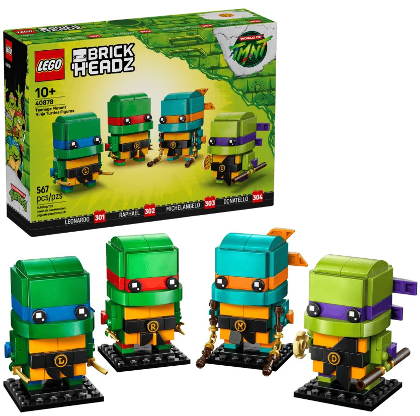 LEGO® Brickheadz™ Teenage Mutant Ninja Turtles Figures - 40878 - Image 2