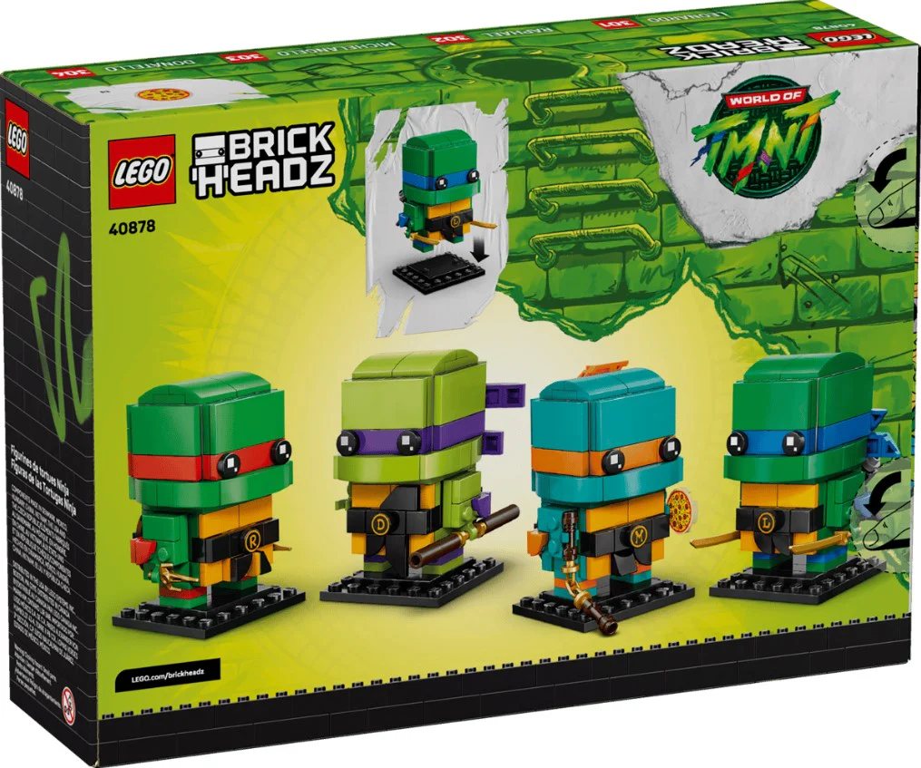 LEGO® Brickheadz™ Teenage Mutant Ninja Turtles Figures - 40878 - Image 3