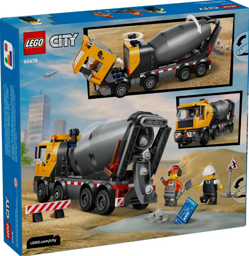 LEGO® City Cement Mixer - 60478 - Image 4
