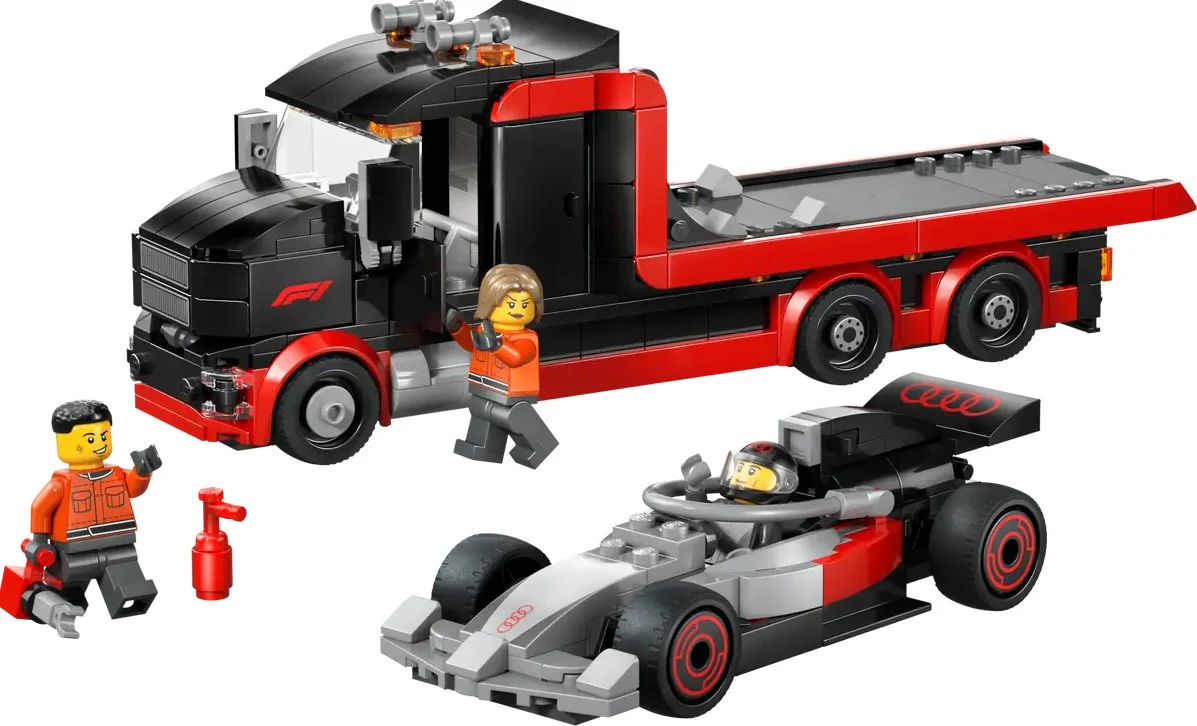 LEGO® City F1® Display Truck with Audi F1® Race Car - 60493