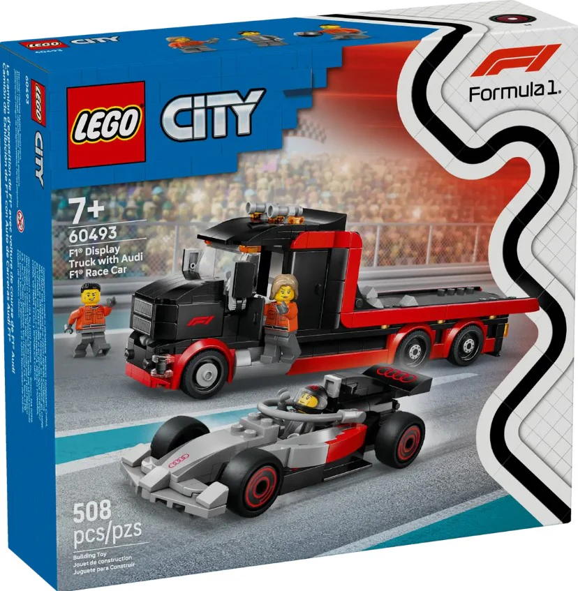LEGO® City F1® Display Truck with Audi F1® Race Car - 60493 - Image 2