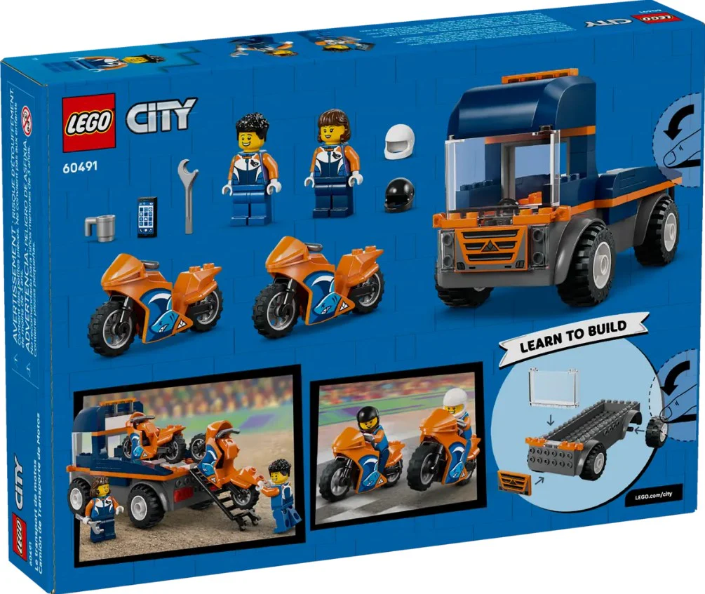 LEGO® City Motorcycle Transporter - 60491 - Image 4