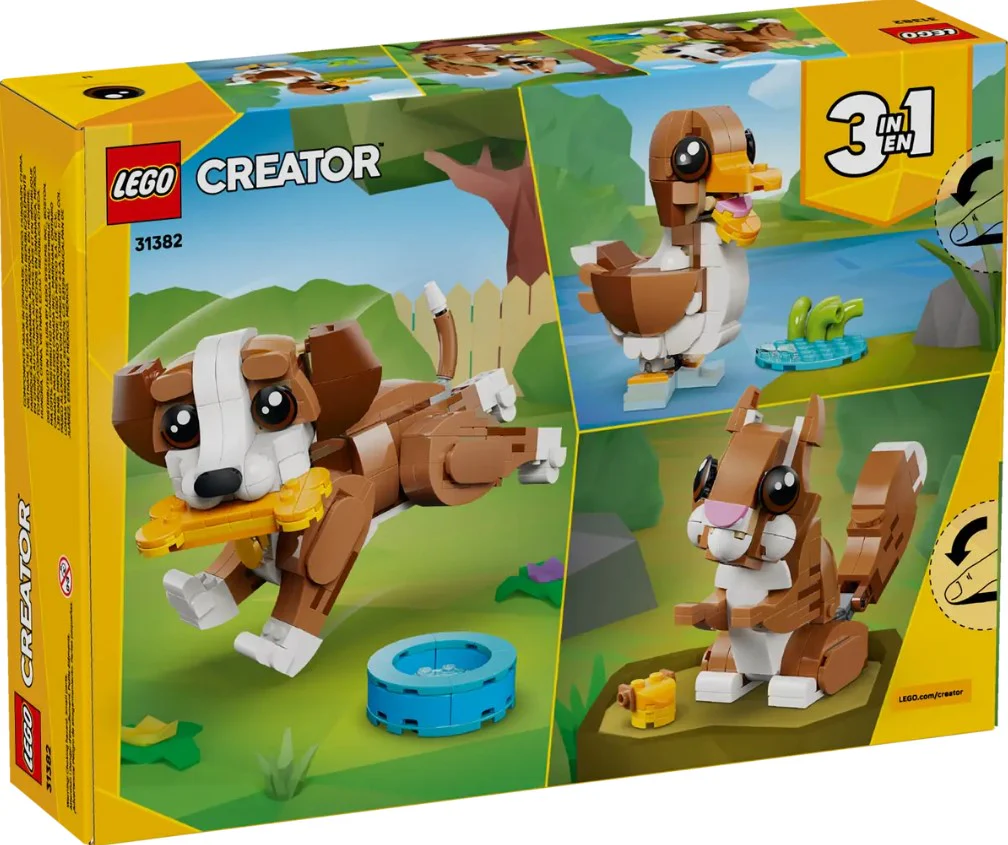 LEGO® Creator 3in1 Cute Animals: Playful Puppy Dog - 31382 - Image 3