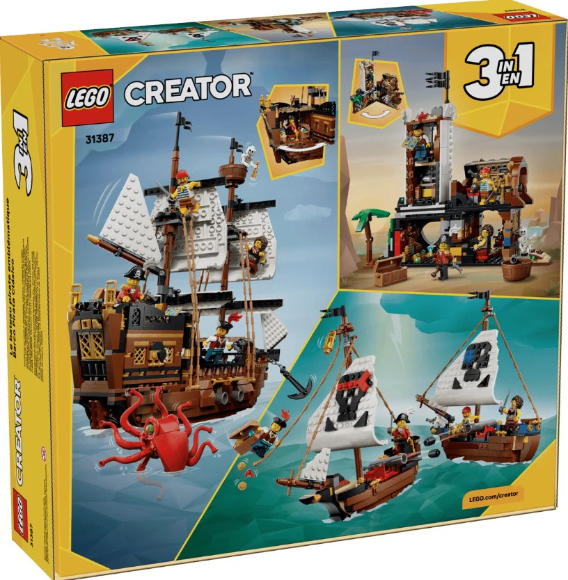 LEGO® Creator 3in1 Iconic Pirate Ship – 31387 - Image 3