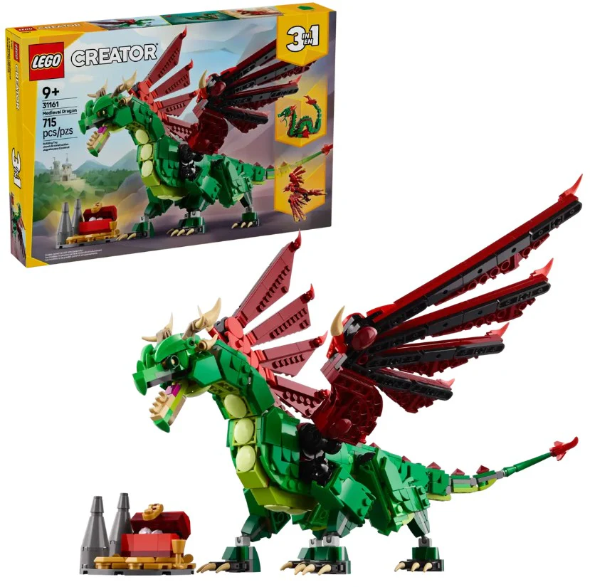 LEGO® Creator 3in1 Medieval Dragon– 31161 - Image 2
