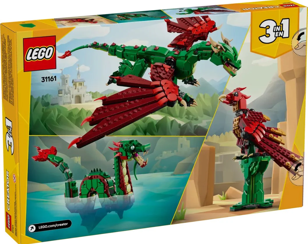 LEGO® Creator 3in1 Medieval Dragon– 31161 - Image 3