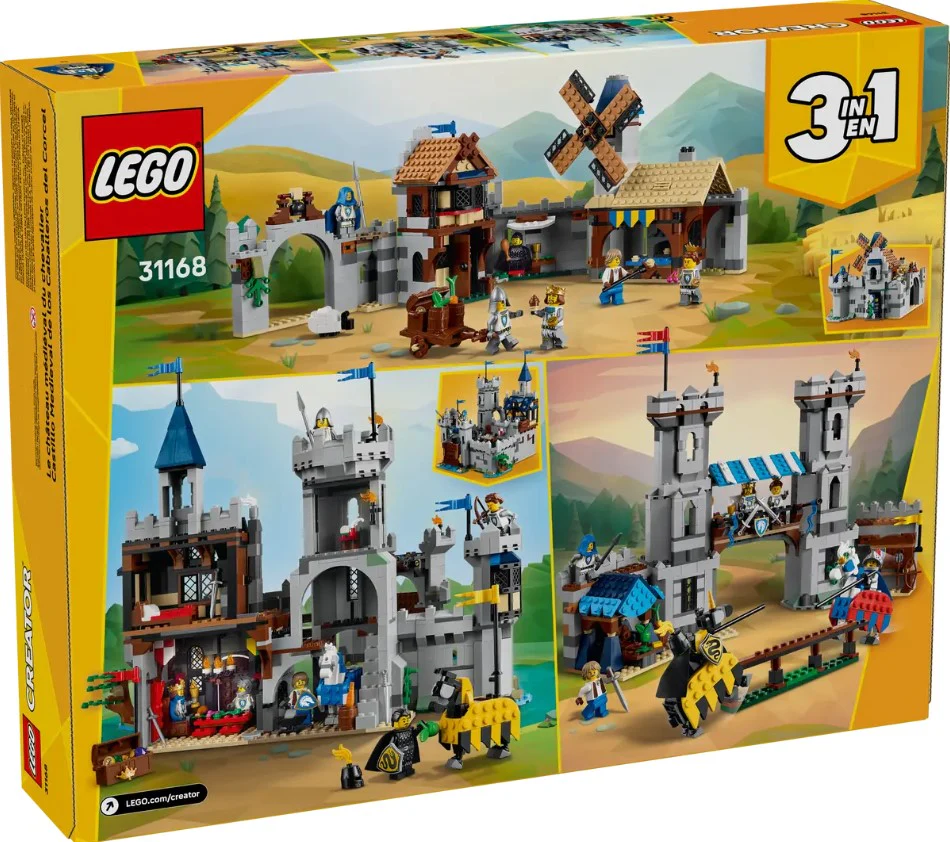 LEGO® Creator 3in1 Medieval Horse Knight Castle - 31168 - Image 3