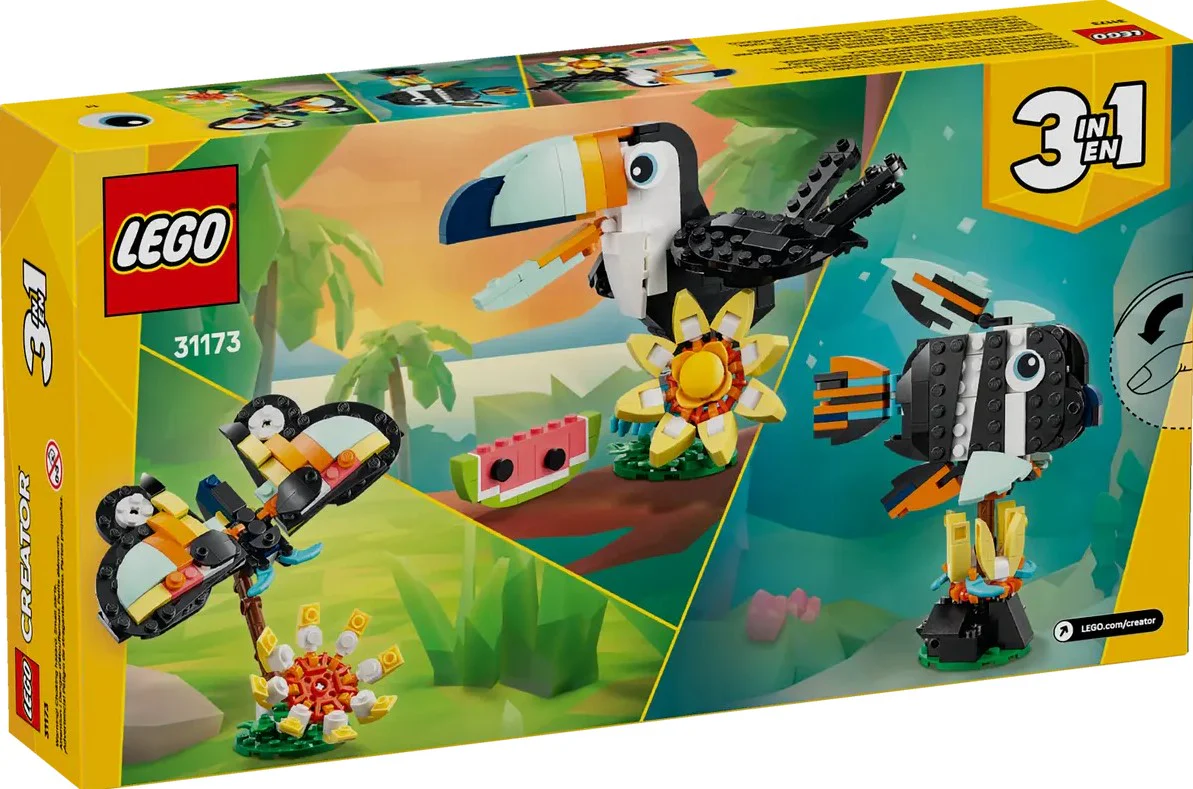 LEGO® Creator 3in1 Wild Animals: Tropical Toucan - 31173 - Image 3