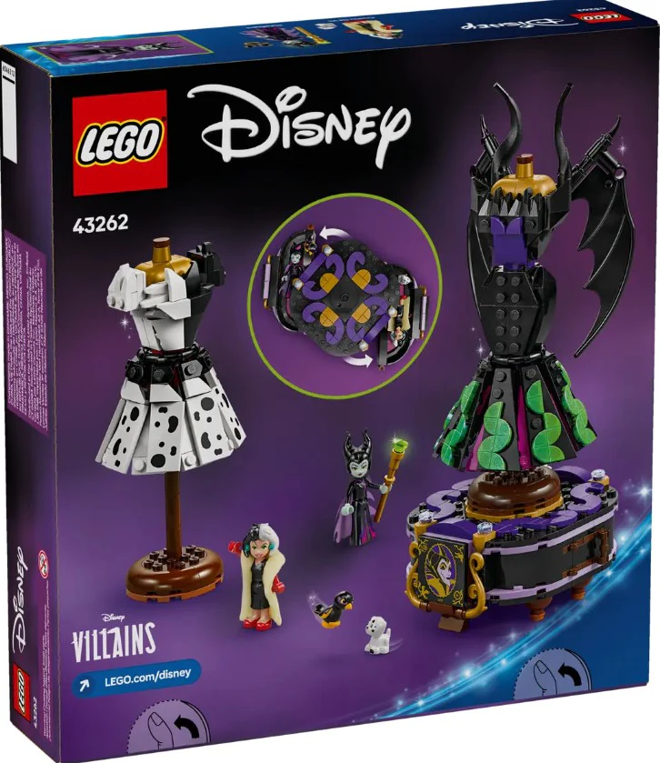 LEGO® Disney™ Maleficent’s and Cruella De Vil’s Dresses – 43262 - Image 3