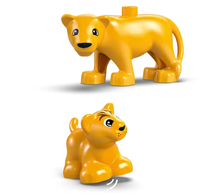 LEGO® DUPLO® Wild Animal Families: Penguins & Lions – 10442 - Image 3