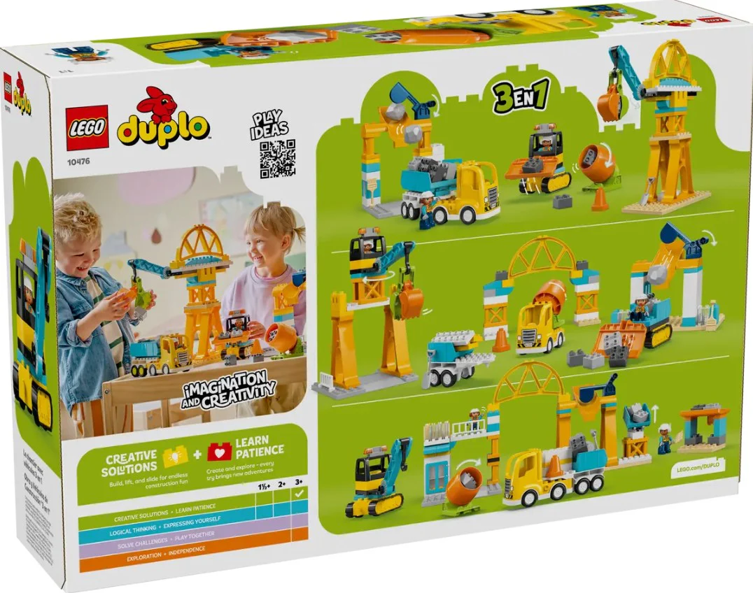 LEGO® DUPLO 3 in 1 Construction Site and Vehicles - 10476 - Image 3