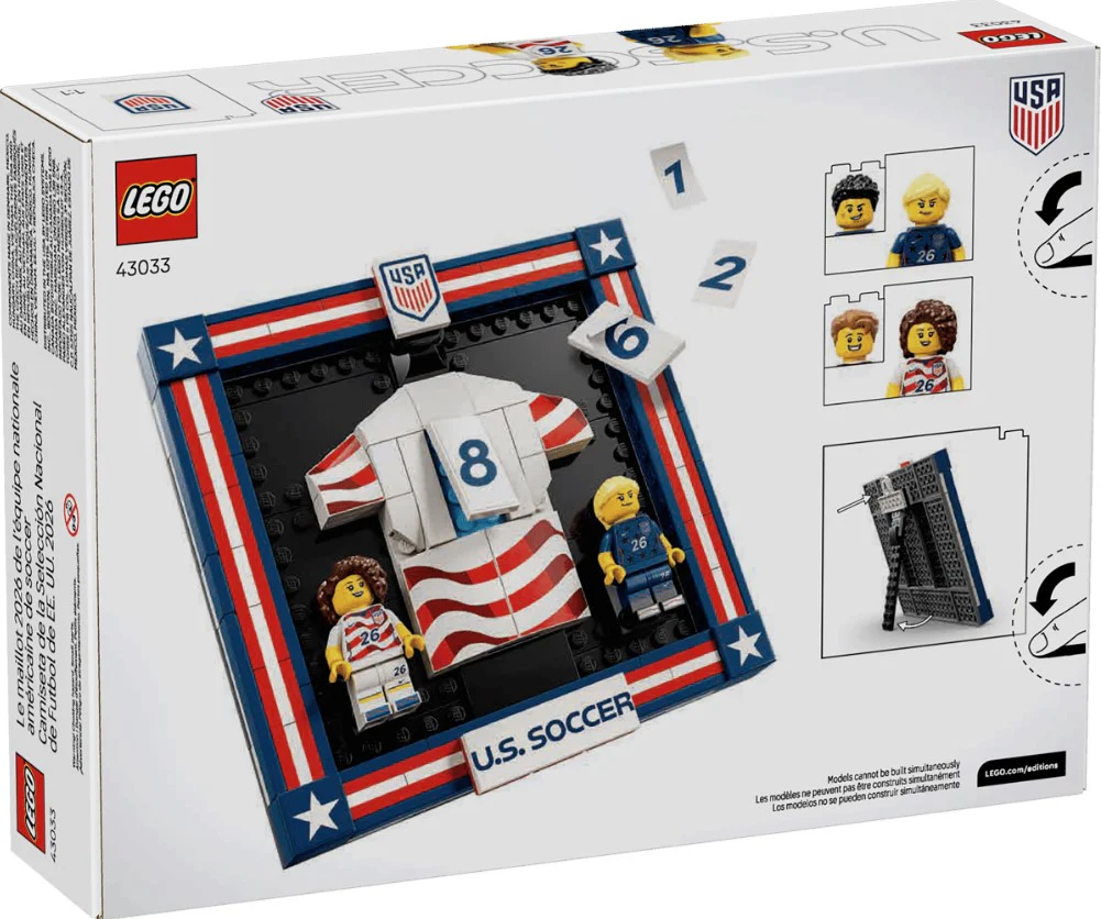 LEGO® Editions 2026 U.S. Soccer National Team Jersey - 43033 - Image 4