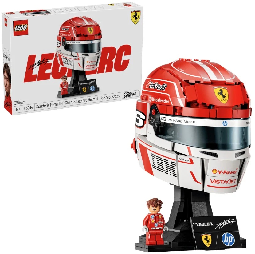 LEGO® Editions Scuderia Ferrari HP Charles Leclerc Helmet - 43014 - Image 2