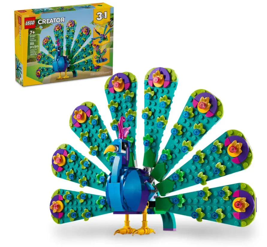 LEGO® Creator 3in1 Exotic Peacock – 31157 - Image 2