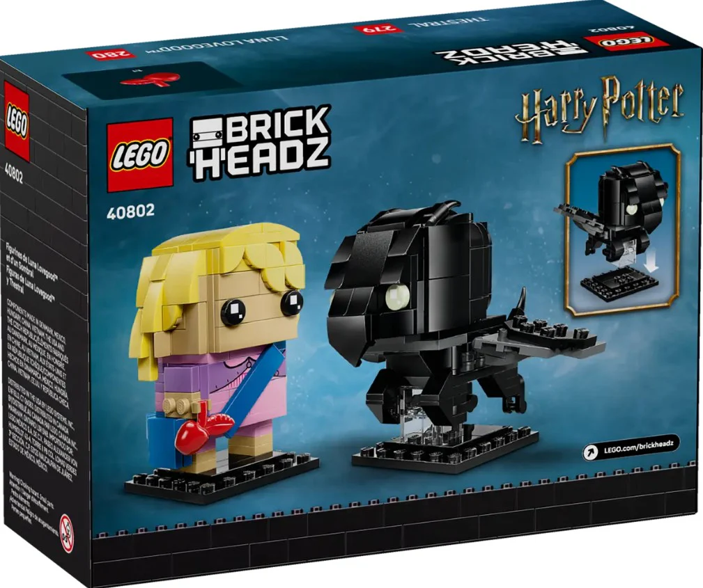 LEGO® Harry Potter™ Brickheadz™ Luna Lovegood™ & Thestral Figures – 40802 - Image 3