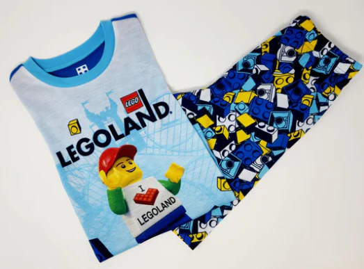LEGO® I Heart LEGOLAND Pajamas Blue 2-pcs