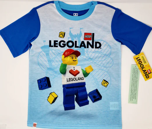 LEGO® I Heart LEGOLAND Pajamas Blue 2-pcs - Image 2