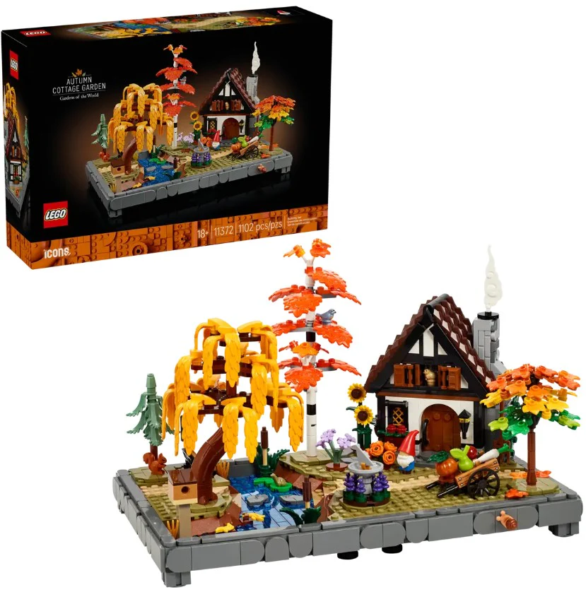 LEGO® Icons Autumn Cottage Garden – 11372 - Image 2