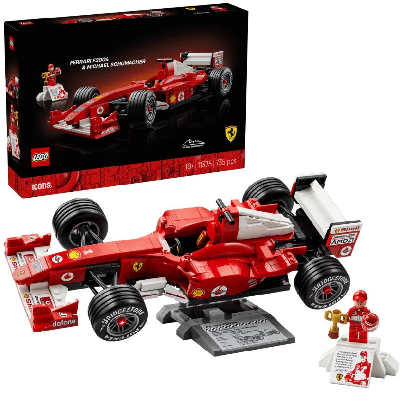 LEGO® Icons Ferrari F2004 & Michael Schumacher - 11375 - Image 2