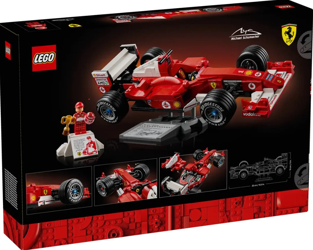 LEGO® Icons Ferrari F2004 & Michael Schumacher - 11375 - Image 3