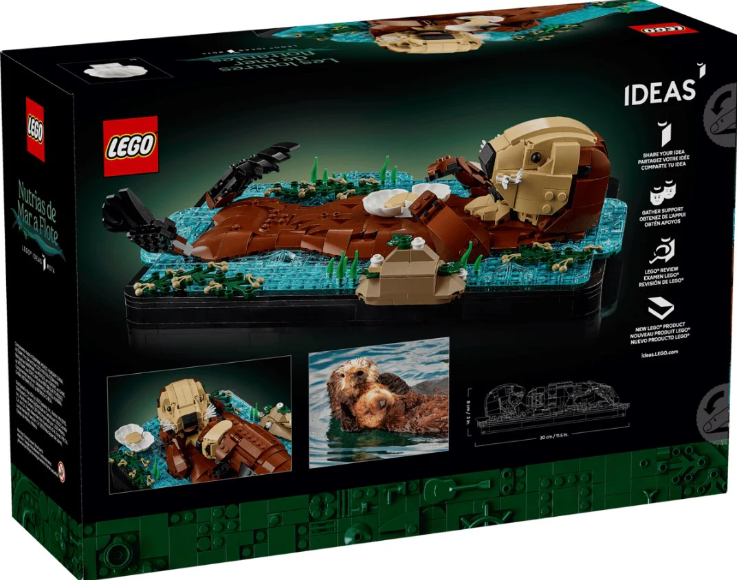 LEGO® Ideas Floating Sea Otters - 21366 - Image 3