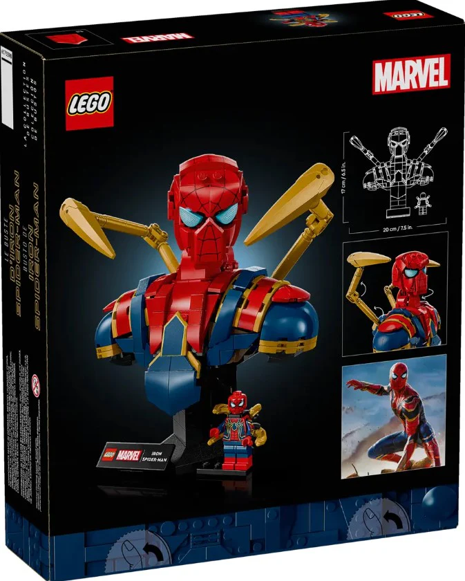 LEGO® Marvel Iron Spider-Man Bust – 76326 - Image 3