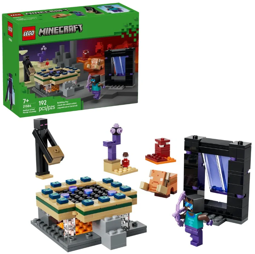 LEGO® Minecraft® Nether & End Portal Journey – 21584 - Image 2