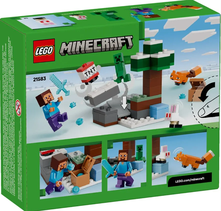 LEGO® Minecraft® Steve’s Taiga Adventure – 21583 - Image 3