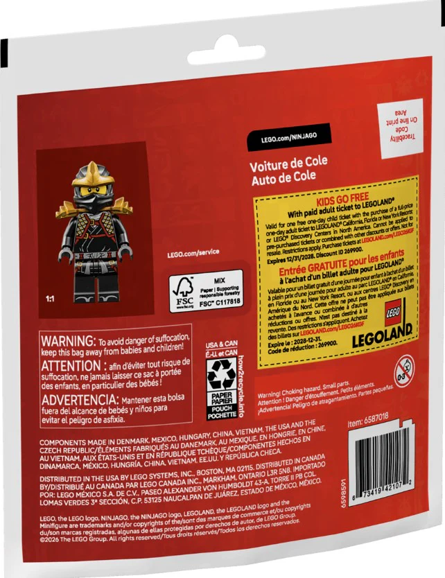 LEGO® NINJAGO Ninja Cole’s Car – 30723 - Image 3