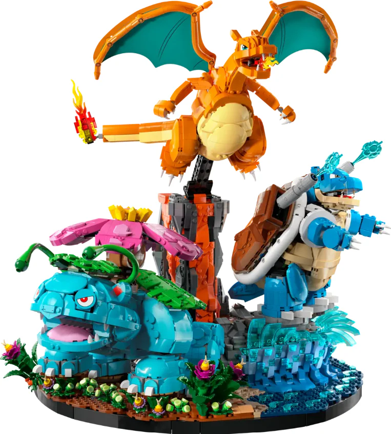 LEGO® Pokemon™ Venusaur, Charizard and Blastoise - 72153