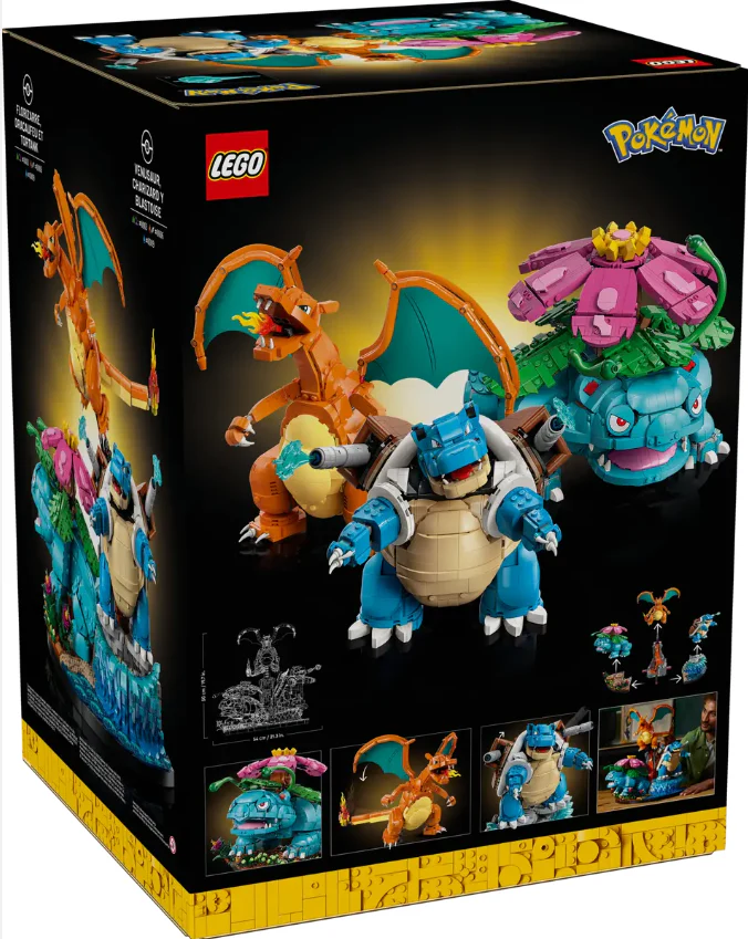 LEGO® Pokemon™ Venusaur, Charizard and Blastoise - 72153 - Image 4