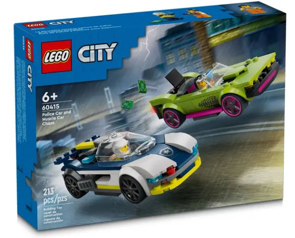 LEGO® City Police Car and Muscle Car Chase – 60415 - Image 2