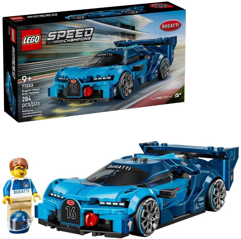 LEGO® Speed Champions Bugatti Vision GT Hyper Sports Car - 77253 - Image 2