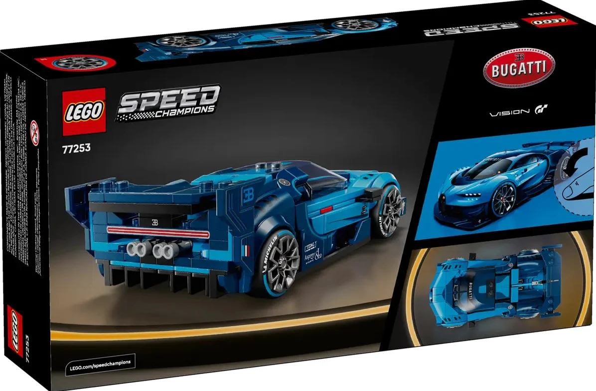 LEGO® Speed Champions Bugatti Vision GT Hyper Sports Car - 77253 - Image 3
