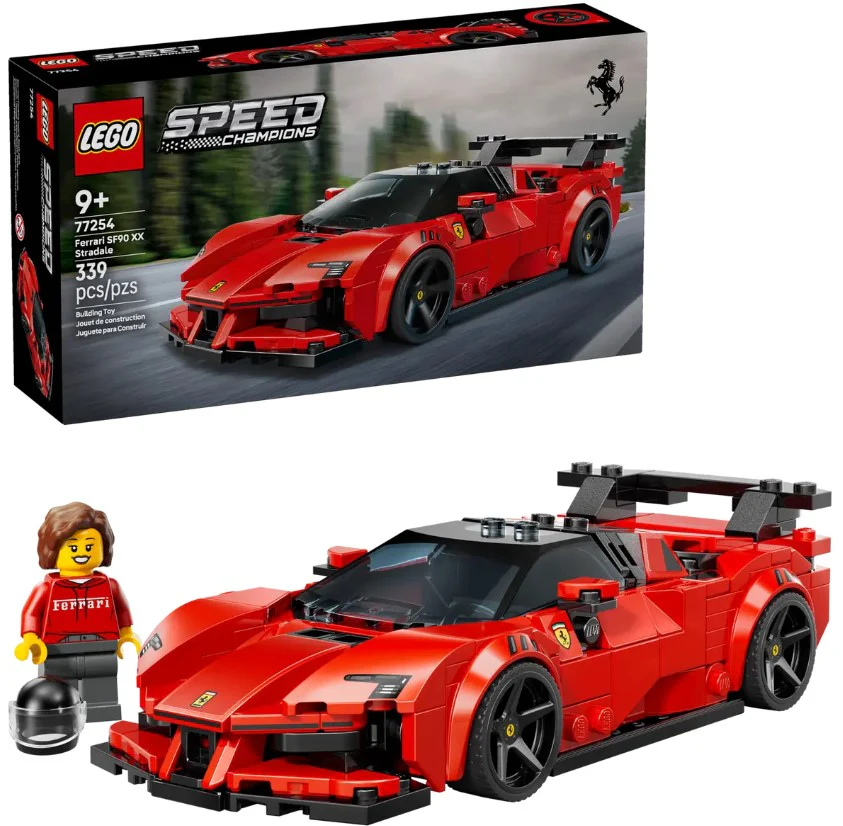 LEGO® Speed Champions Ferrari SF90 XX Stradale Sports Car - 77254 - Image 2