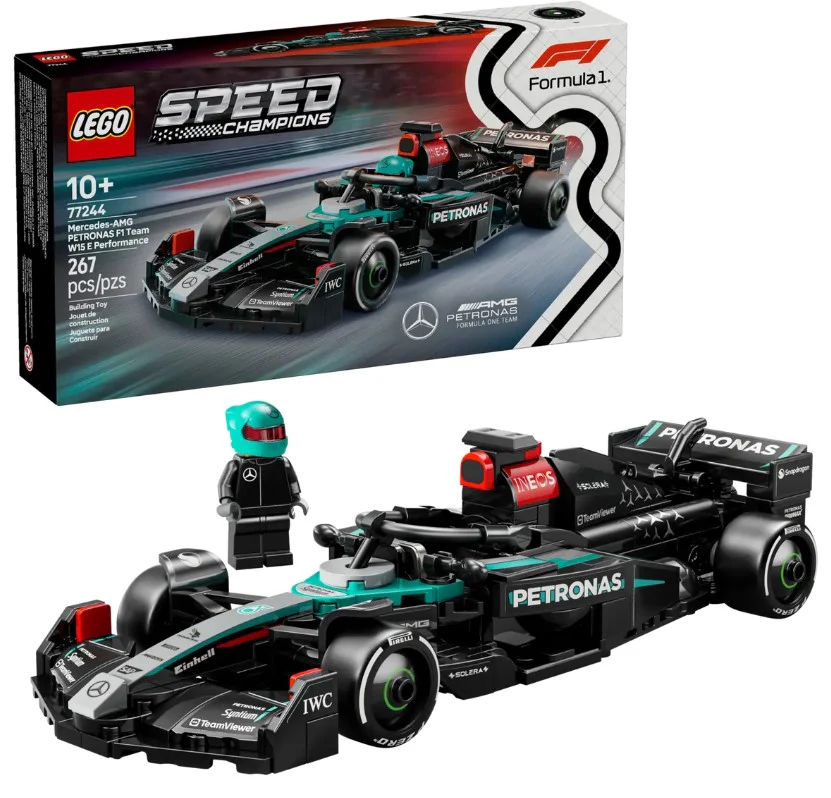 LEGO® Speed Champions Mercedes-AMG F1® W15 Race Car – 77244 - Image 2