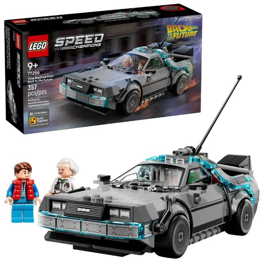 LEGO® Speed Champions Time Machine from Back to the Future – 77256 - Image 2