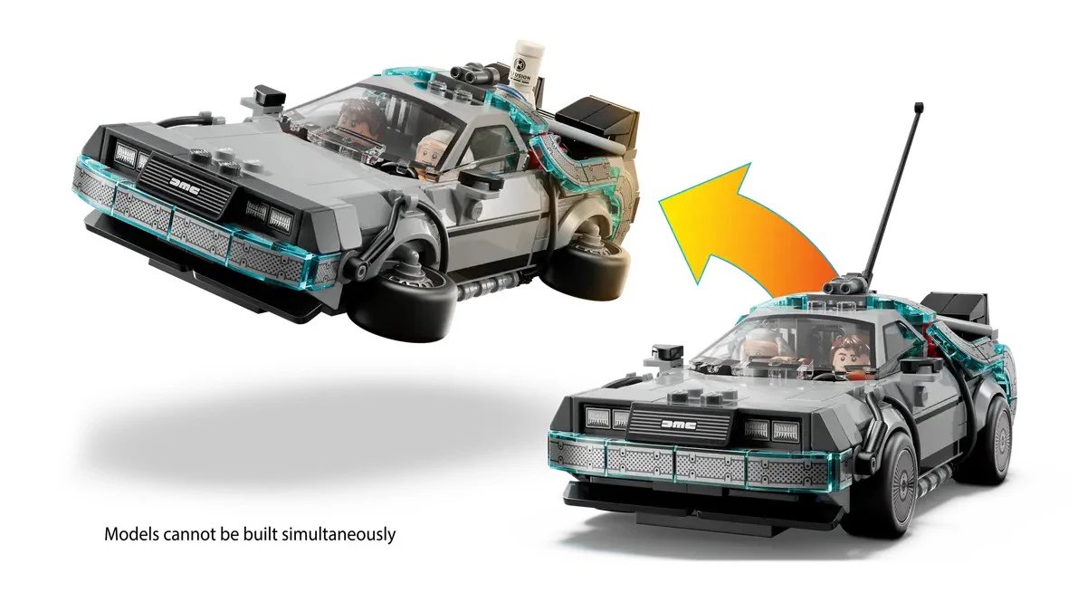 LEGO® Speed Champions Time Machine from Back to the Future – 77256 - Image 3